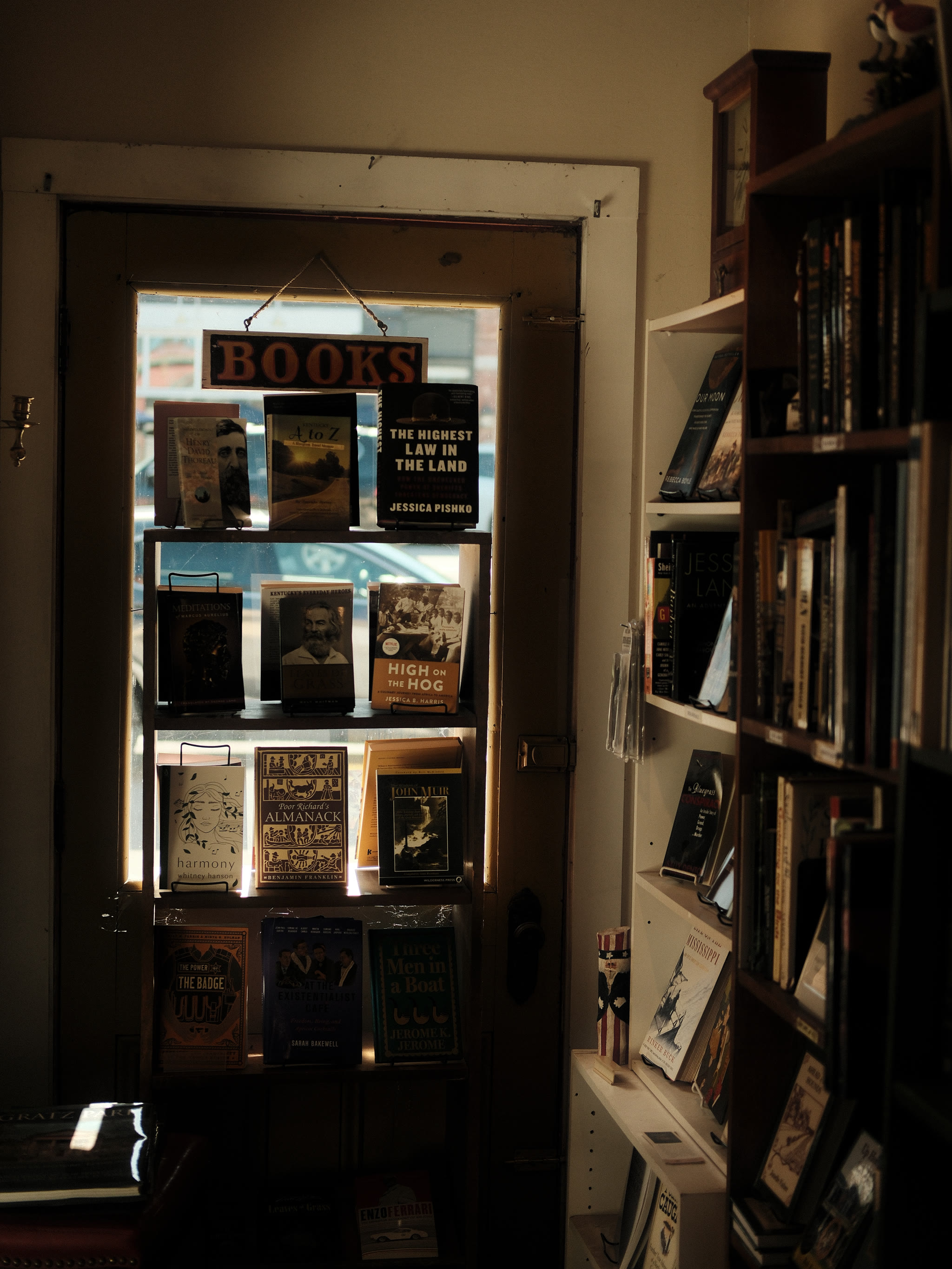 Small library, Midway Kentucky